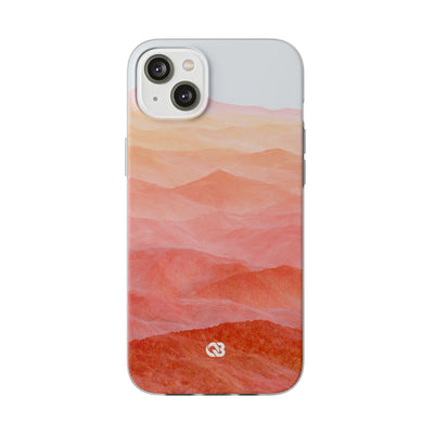Alpenglow Ridge Vista · Lite Phone Case for iPhone ·  Orange