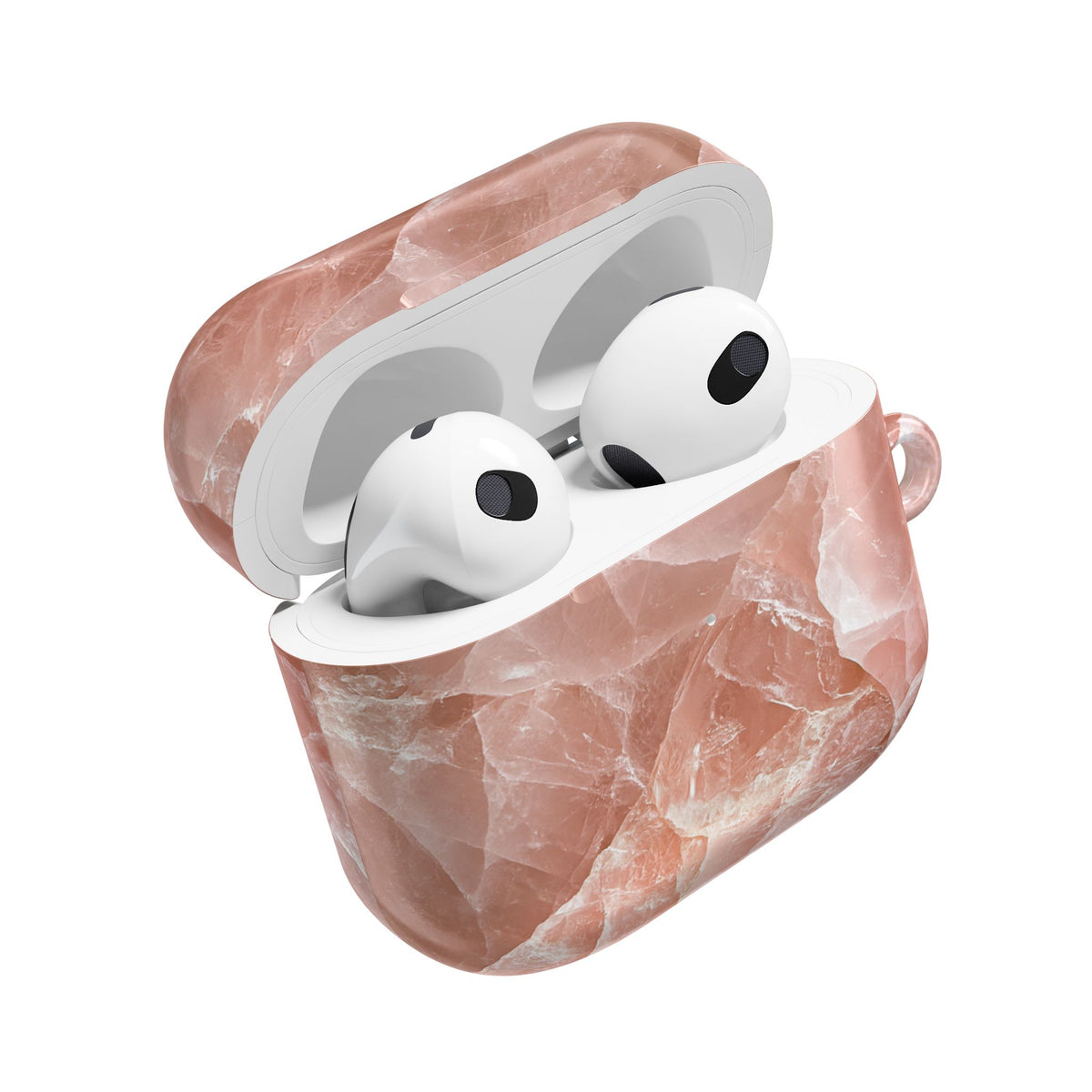 Rose Quartz Facet · Hard Case for AirPods & AirPods Pro · Pink