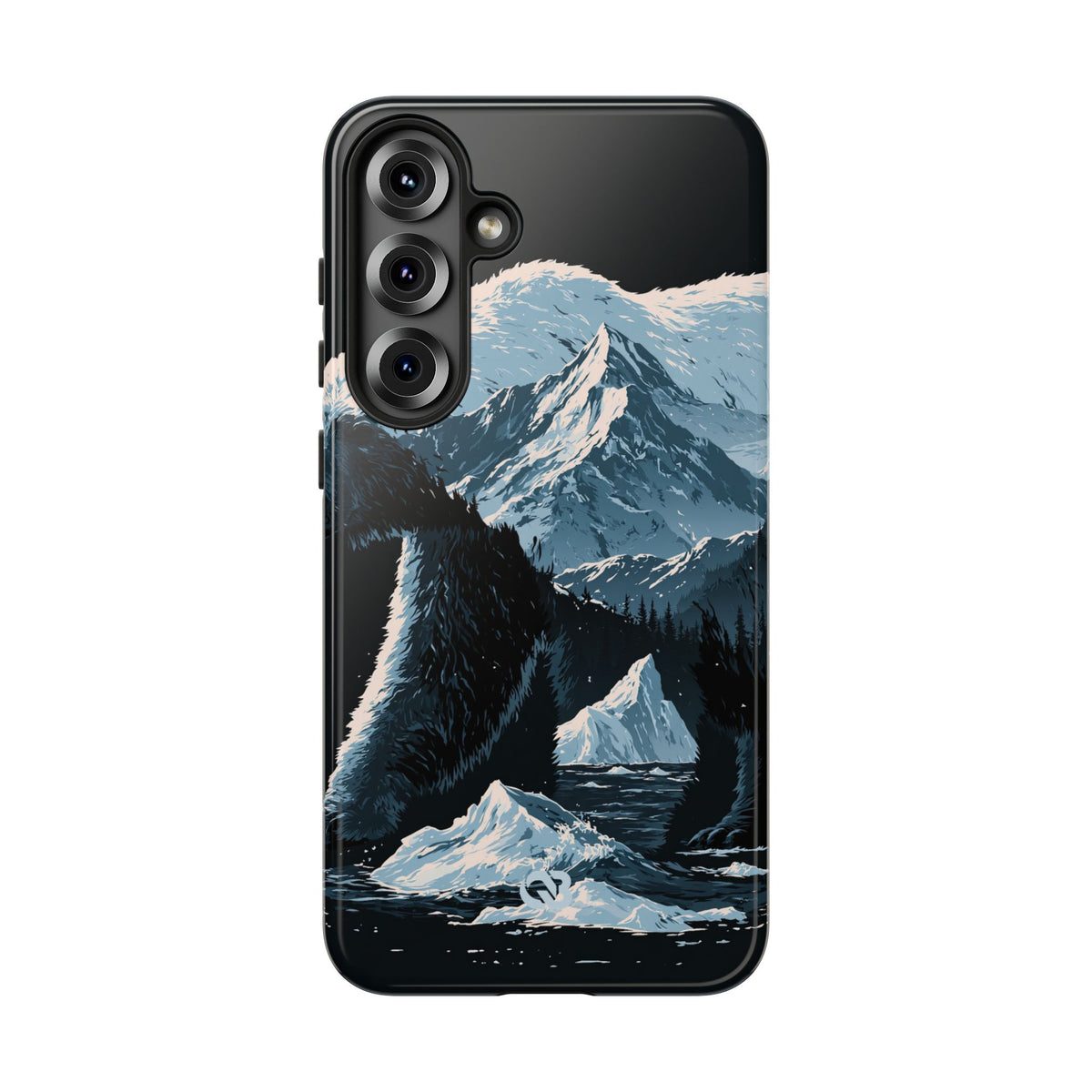 Nordic Arctic Bear · Tough Phone Case for Samsung · Black