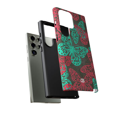 Electric Papillon · Tough Phone Case for Samsung · Pink