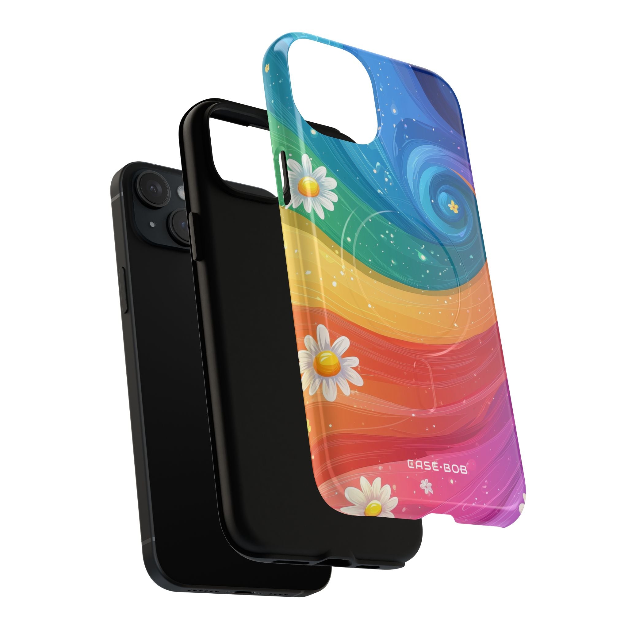 Vortex Bloom iPhone 15 Plus Skal - Tough+