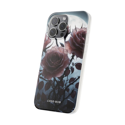 Luminous Rose Thorns iPhone 15 Pro Max Case - Soft