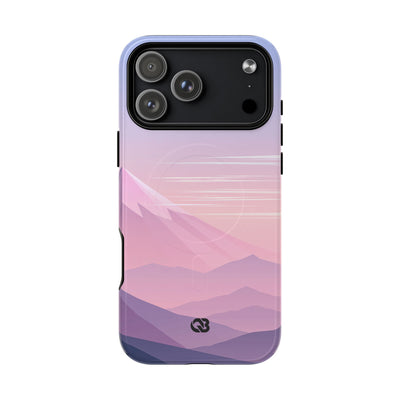 Alpine Twilight · Tough 2.0 Magnetic Phone Case for iPhone · Pink