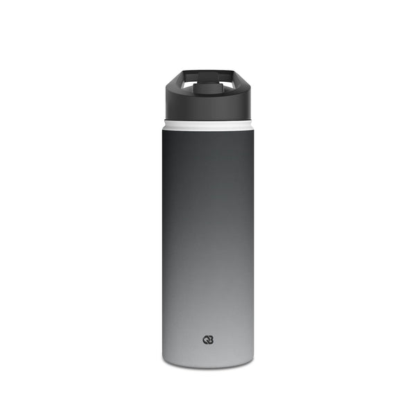 Noir Ombre Fade · Insulated Water Bottle · Black
