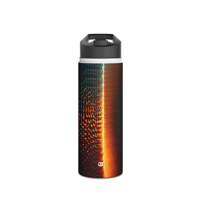 Luminous Refraction Grid · Insulated Water Bottle · Black