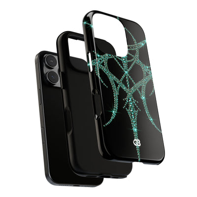 Teal Cyber Sigil · Tough Phone Case for iPhone · Teal