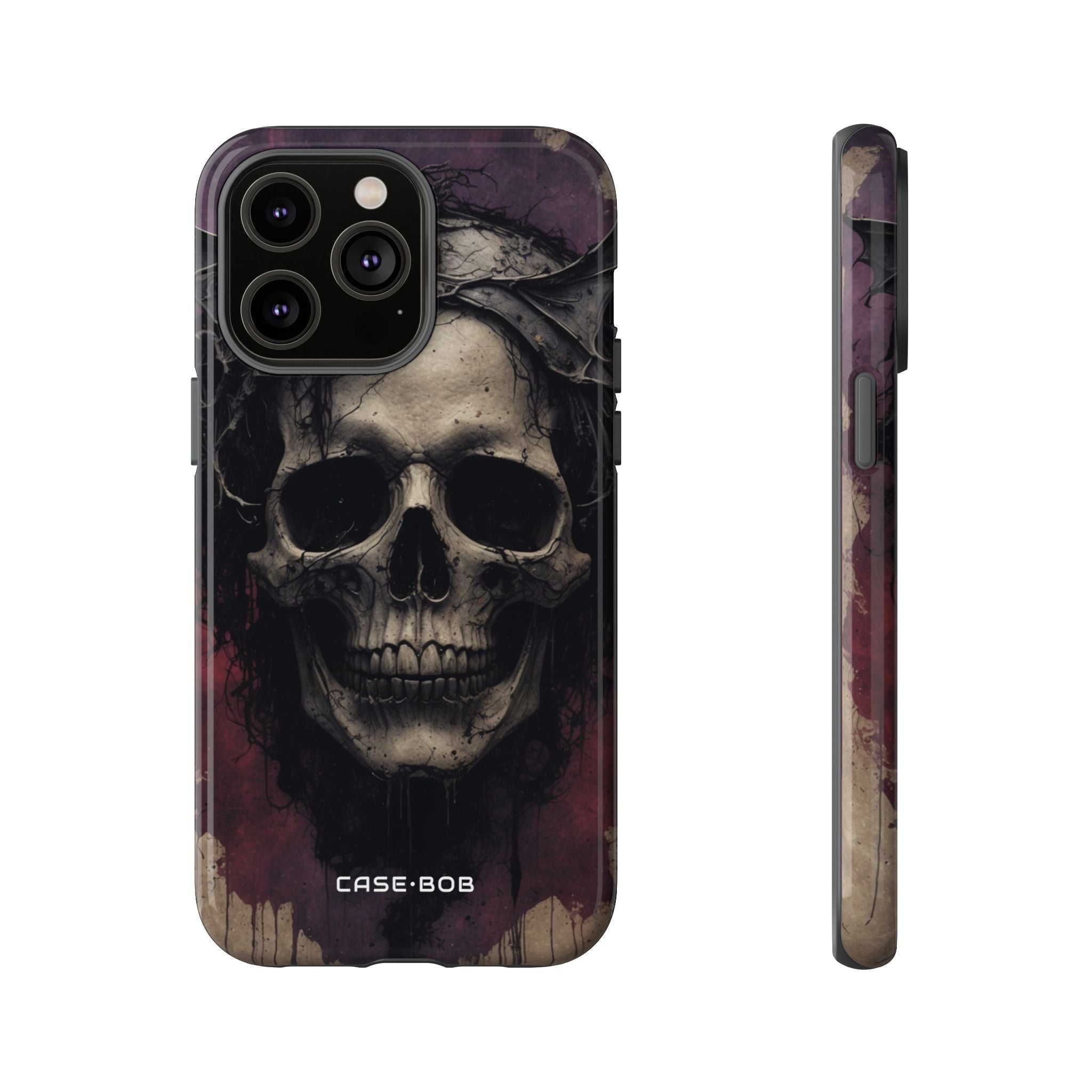 Gothic Skull Crown iPhone 14 Pro Max Case - Tough