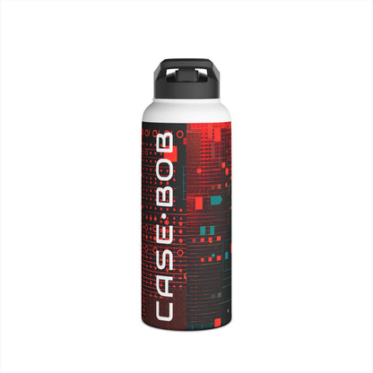 Crimson Circuit - Stainless Steel Water Bottle