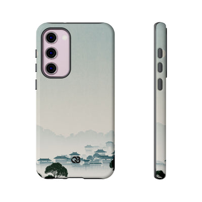 Blue Tough Phone Case for Samsung - Mist Valley Pagoda