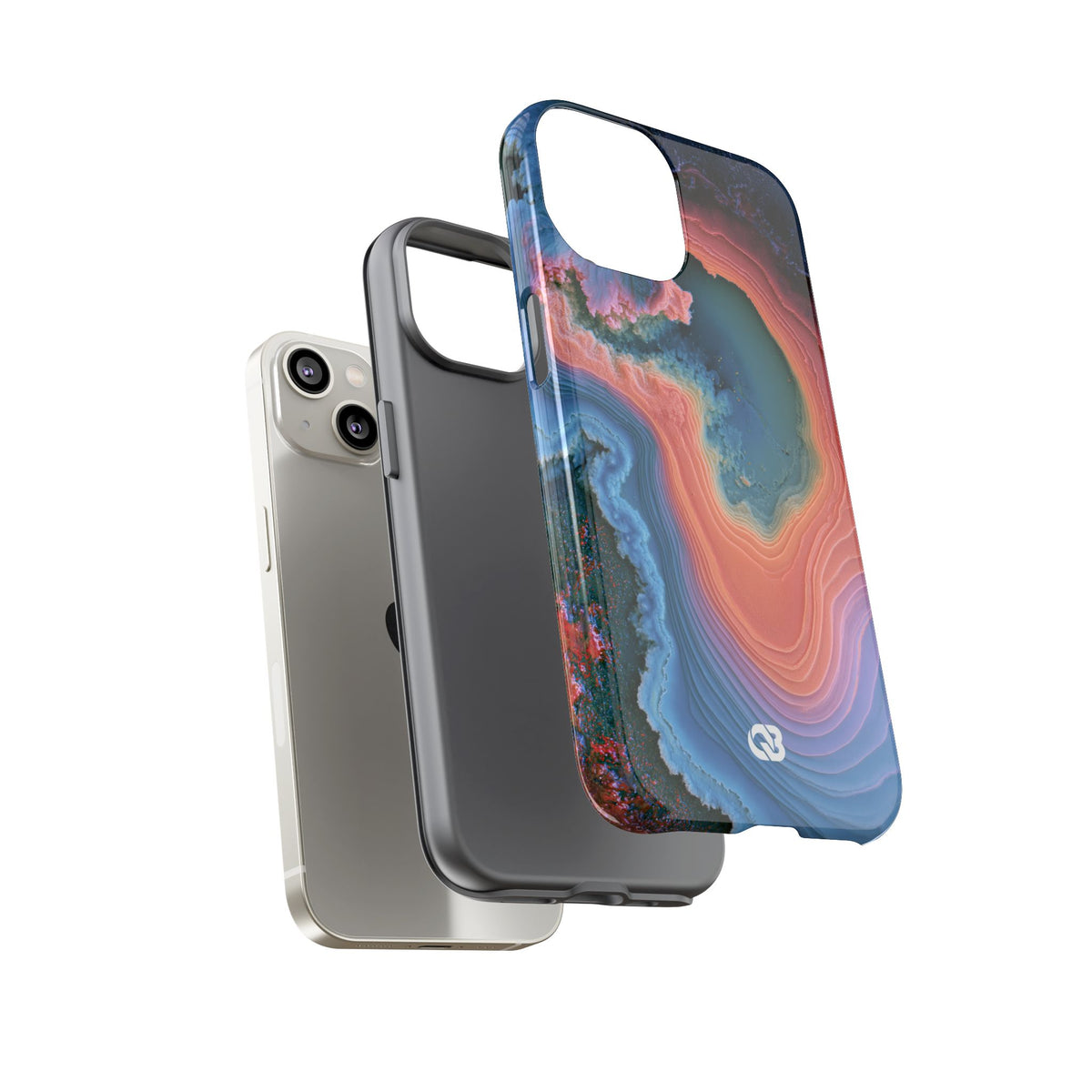 Luminous Resonance · Tough Phone Case for iPhone · Blue