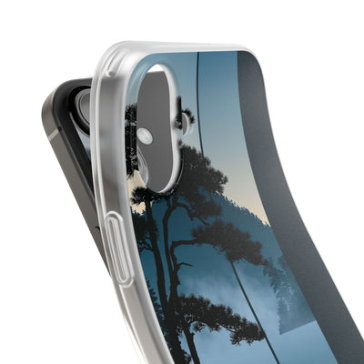 Blue Lite Phone Case for iPhone - Kyoto Mist Pine
