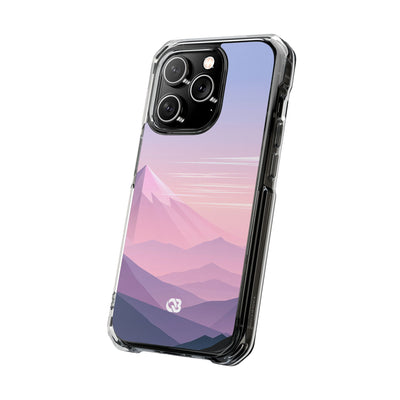 Purple Impact MagSafe Phone Case for iPhone - Lavender Alpine Dawn