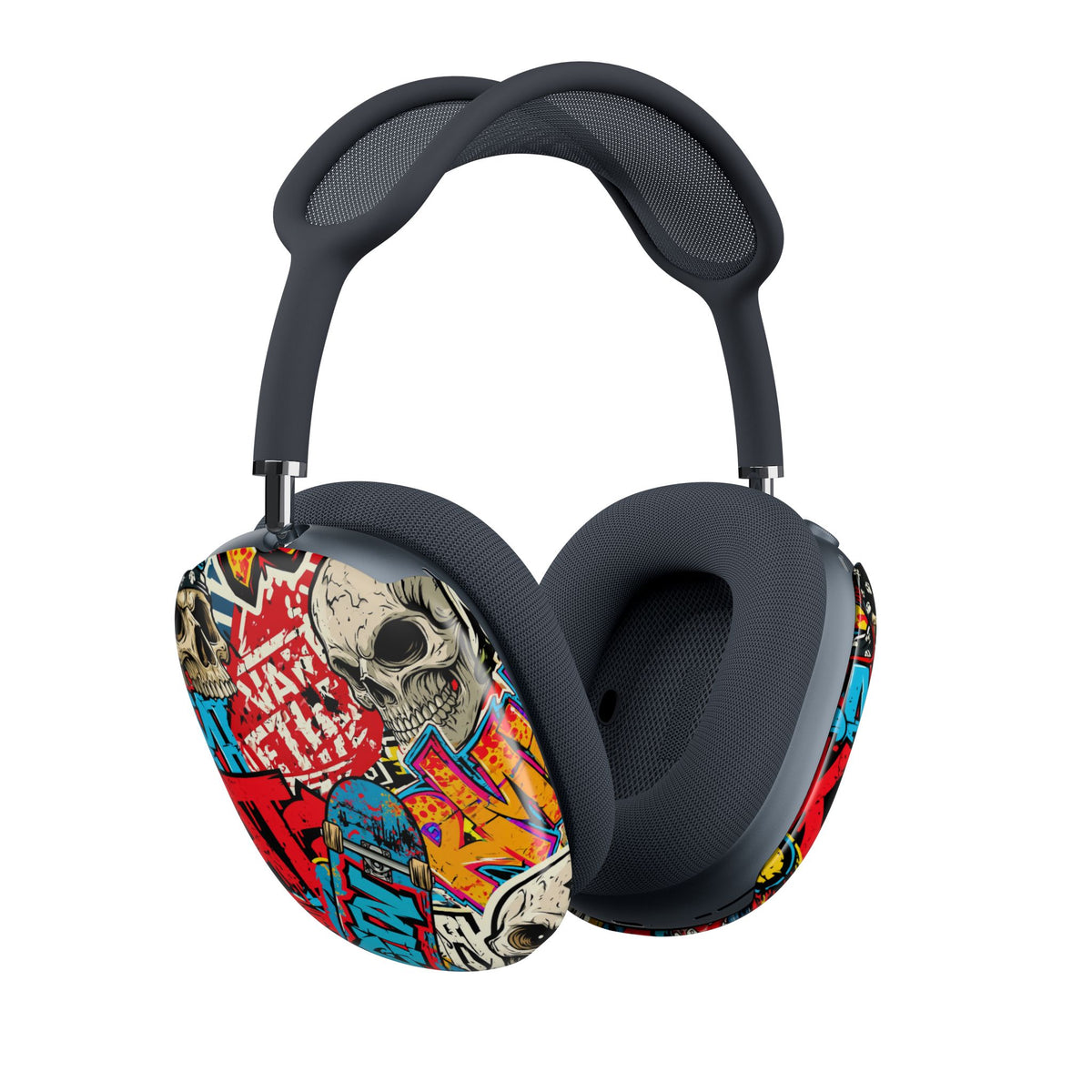 Skate Skull Riot · Hard Case for AirPods Max · Red