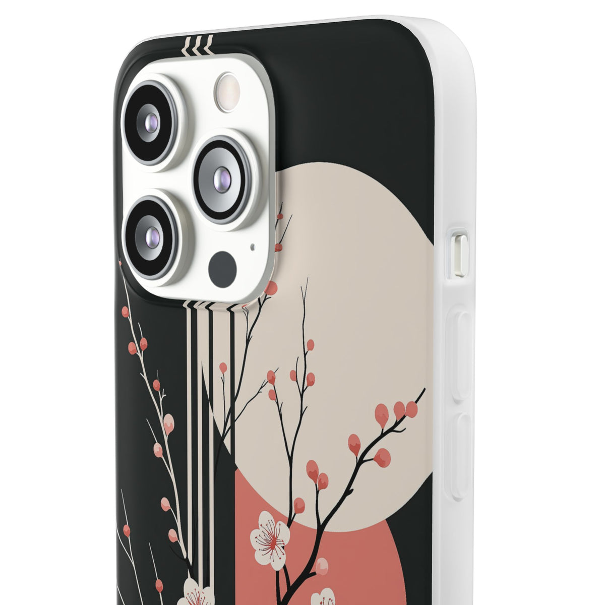 Nocturne Sakura Branch · Lite Phone Case for iPhone ·  Black