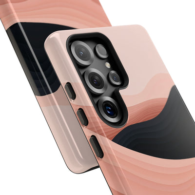 Pink Tough Phone Case for Samsung - Dune Shadow Layers