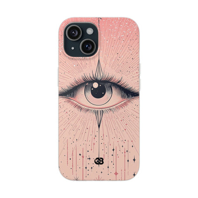 Obsidian Cosmic Gaze · Soft Phone Case for iPhone