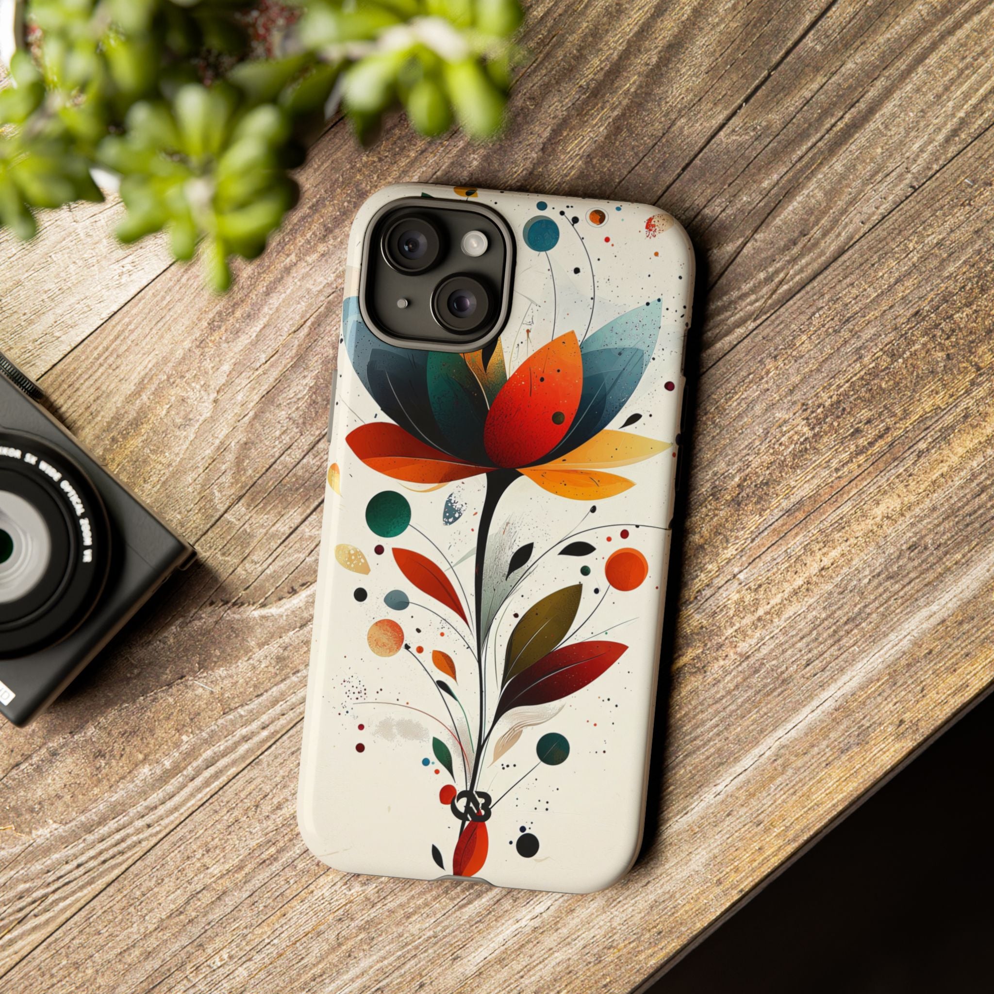 Burnt Petal Abstract · Tough