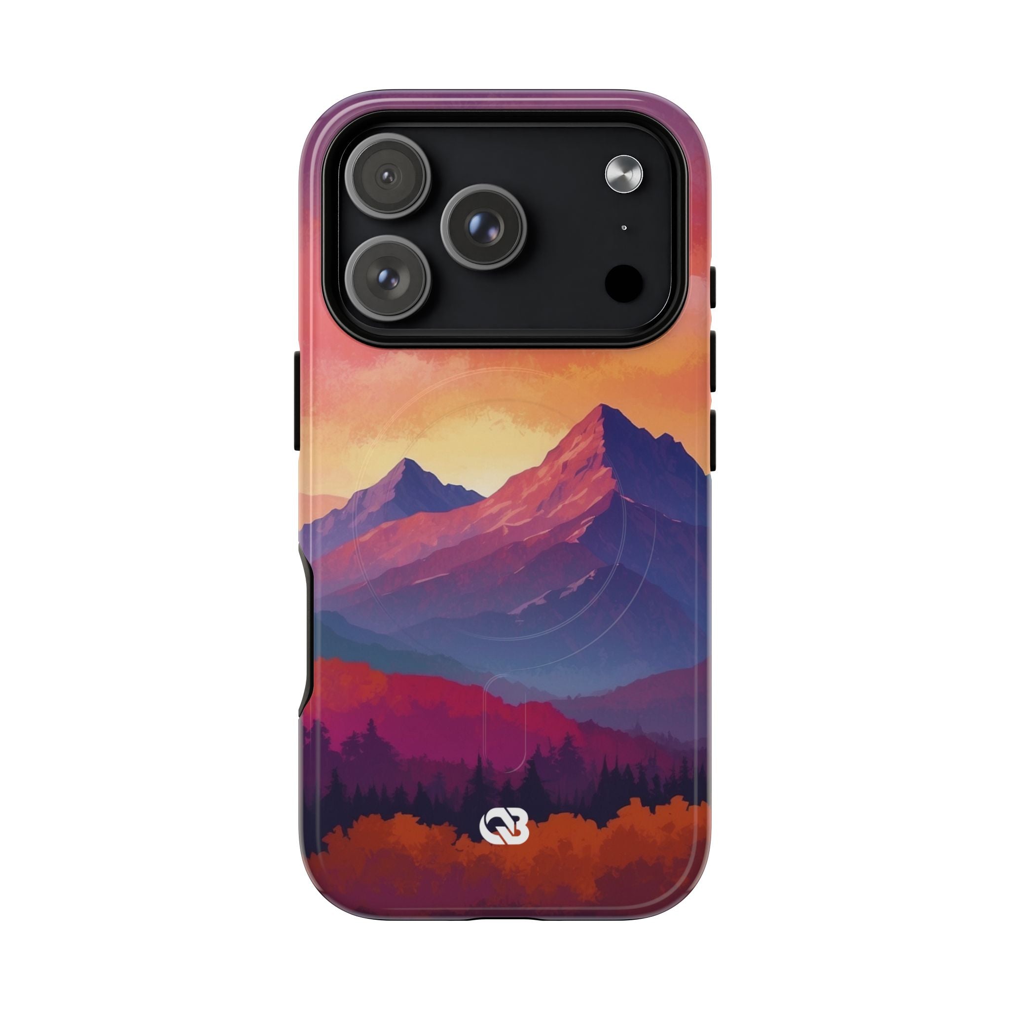 Crimson Mountain Dusk · Tough+ Phone Case for iPhone · Magsafe