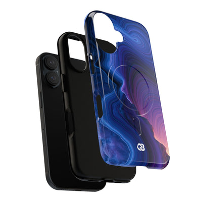 Radiant Strata · Tough 2.0 Magnetic Phone Case for iPhone · Blue