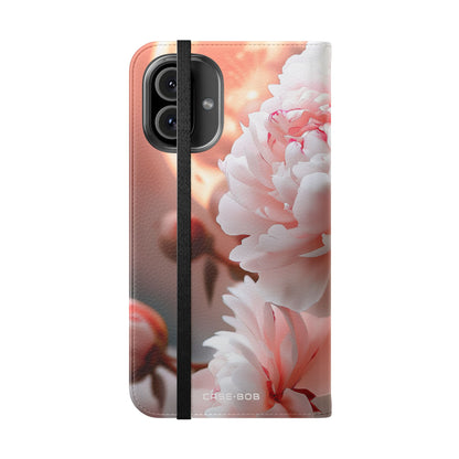 Peony Moonlight - iPhone 16 Plus Case - Wallet