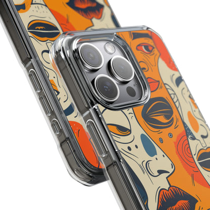 Tangled Faces Sunset iPhone 15 Pro Max Case - Impact