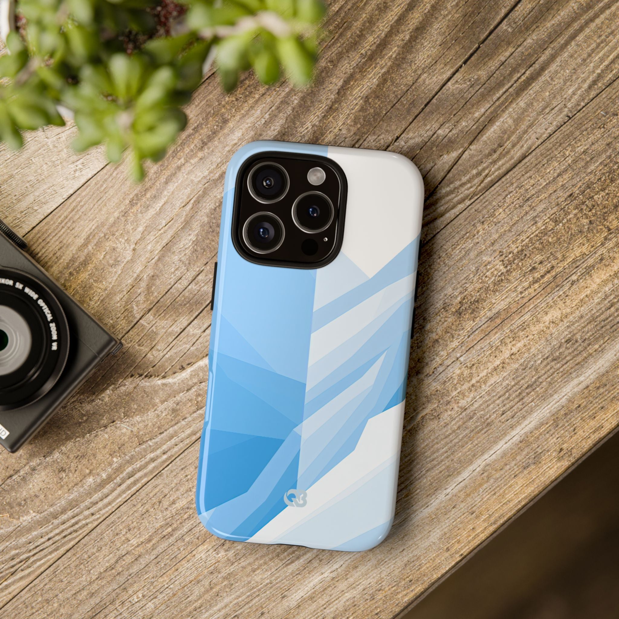 Blue Tough Phone Case for iPhone - Arctic Glacial Ridge