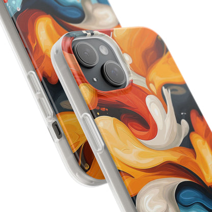 Crimson Ribbon iPhone 15 Plus Case - Soft