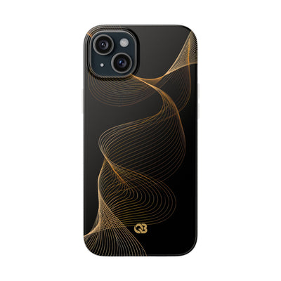Gold Lite Phone Case for iPhone - Burnished Bronze Helix