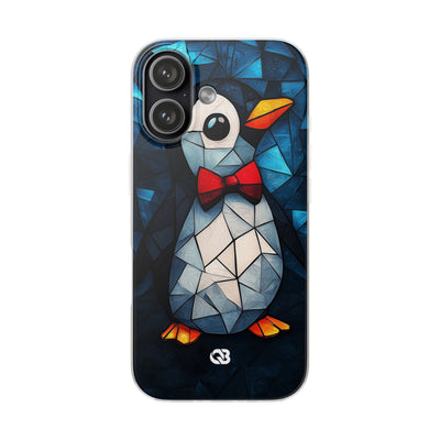 Mosaic Bowtie Penguin · Soft Phone Case for iPhone