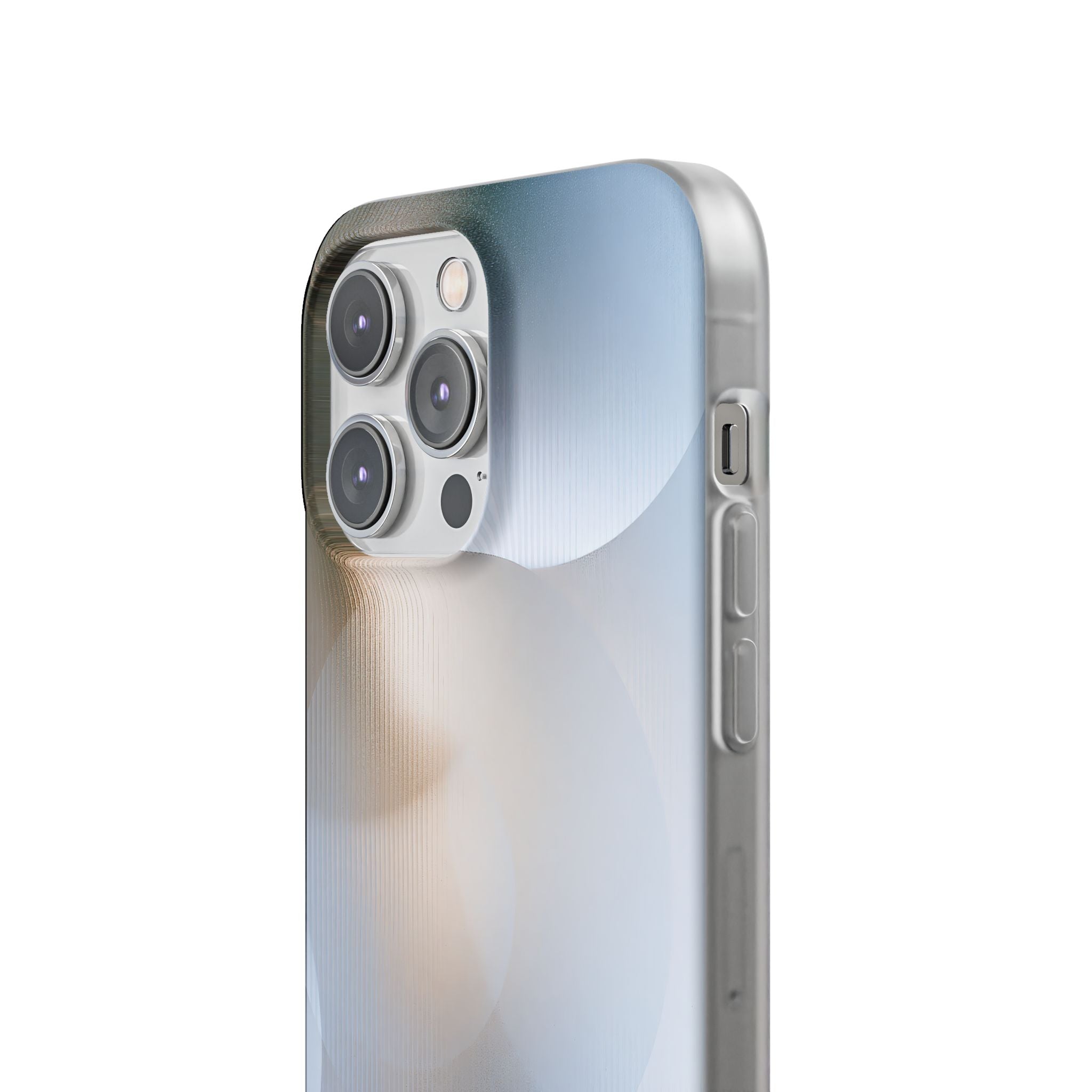 White Lite Phone Case for iPhone - Frosted Ribbed Sphere