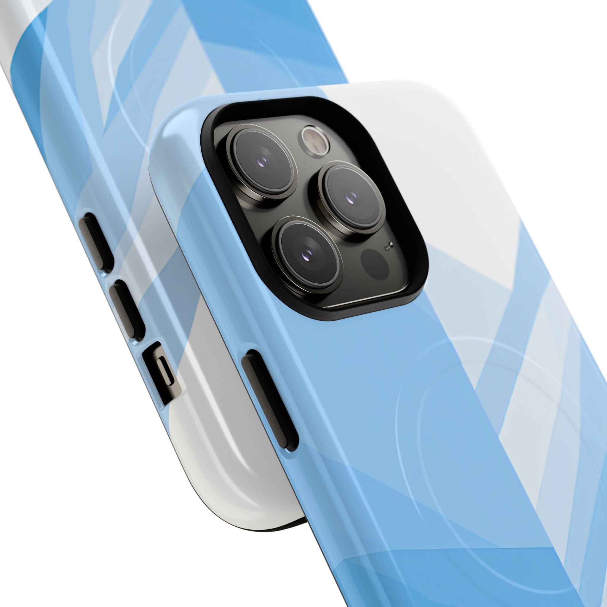 Blue Tough 2.0 Magsafe Phone Case for iPhone - Arctic Glacial Ridge