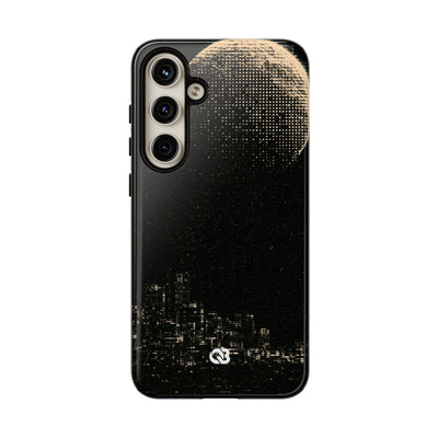 Lunar Metropolis Nocturne · Tough Phone Case for Samsung · Black
