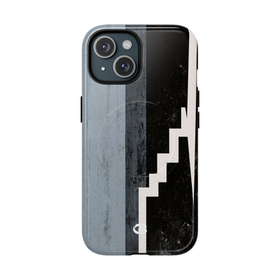 Grey Tough 2.0 Magsafe Phone Case for iPhone - Industrial Concrete Void