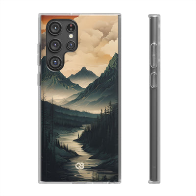 Summit River Dusk · Soft Phone Case for Samsung