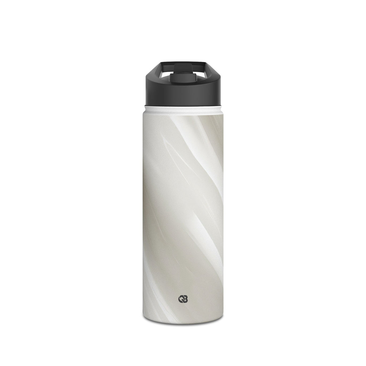 Liquid Enamel Fold · Insulated Water Bottle · White