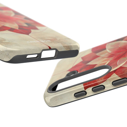 Crimson Bloom Samsung S25 Plus Case - Tough