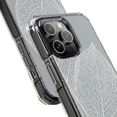 Grey Impact MagSafe Phone Case for iPhone - Frosted Ash Veins