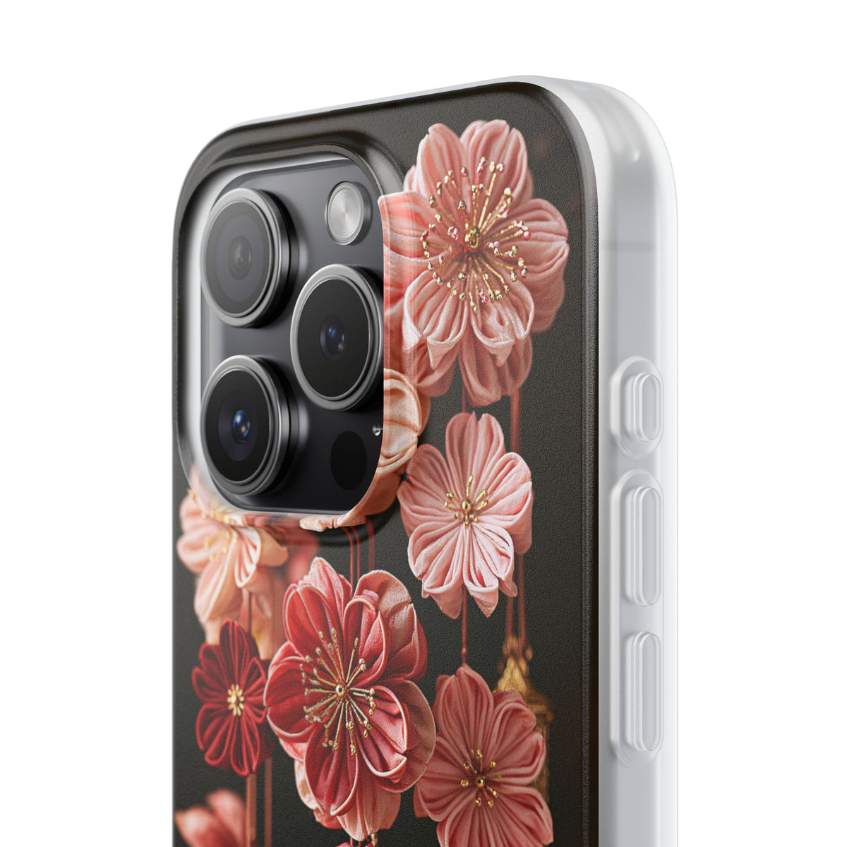 Silk Blossom Kanzashi · Lite Phone Case for iPhone ·  Pink