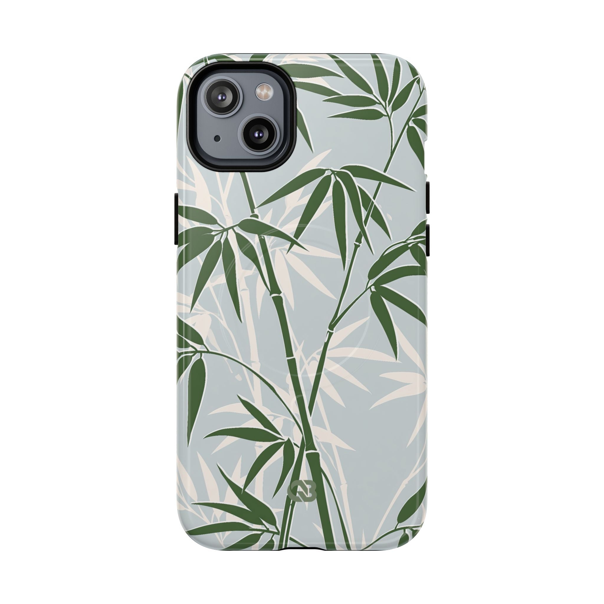 Green Tough 2.0 Magsafe Phone Case for iPhone - Kyoto Bamboo Canopy