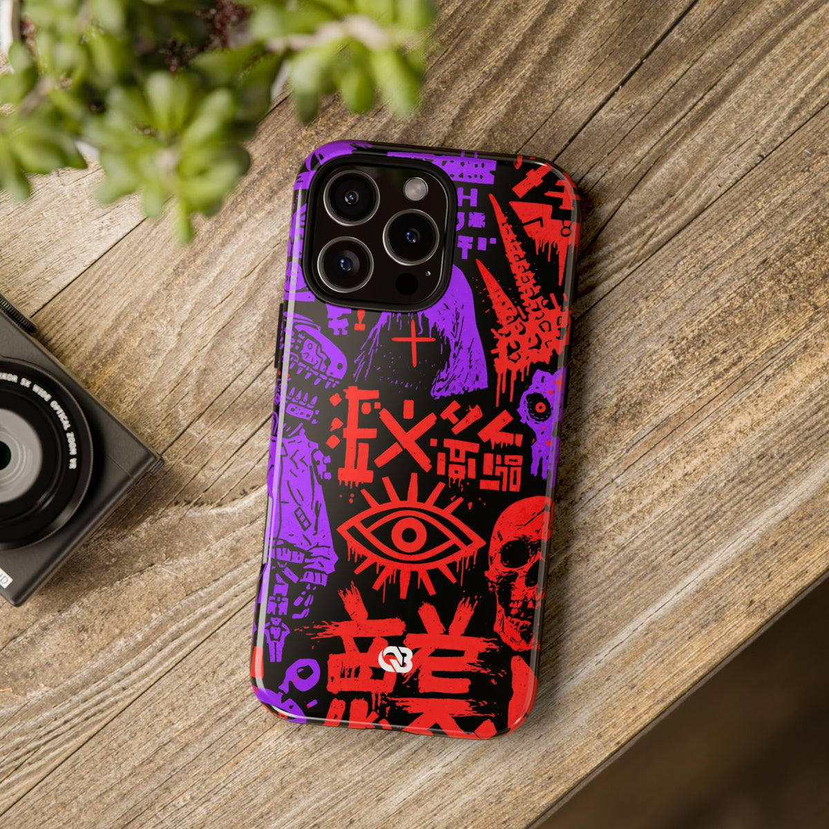 Underground Cyber Glyphs · Tough Phone Case for iPhone · Black