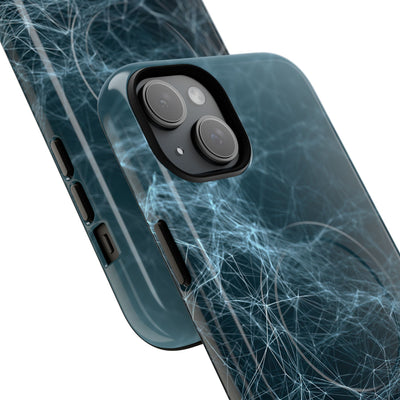 Teal Tough 2.0 Magsafe Phone Case for iPhone - Arctic Neural Mesh