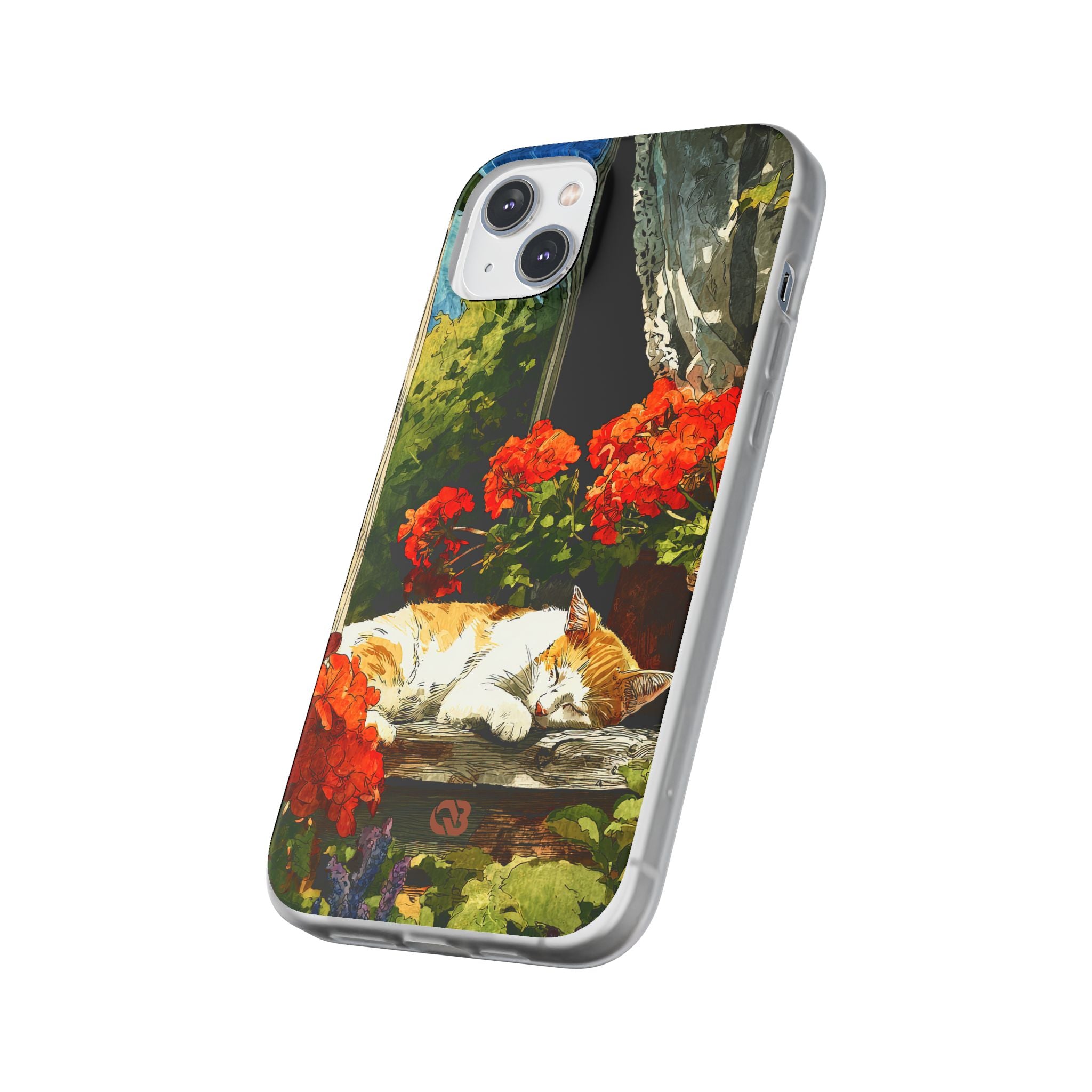 Sleeping Ginger Bloom · Soft Hoesje voor iPhone