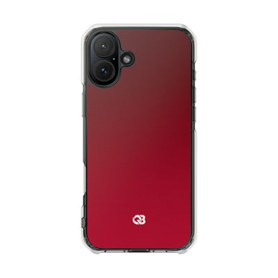 Red Impact MagSafe Phone Case for iPhone - Crimson Velvet Fade
