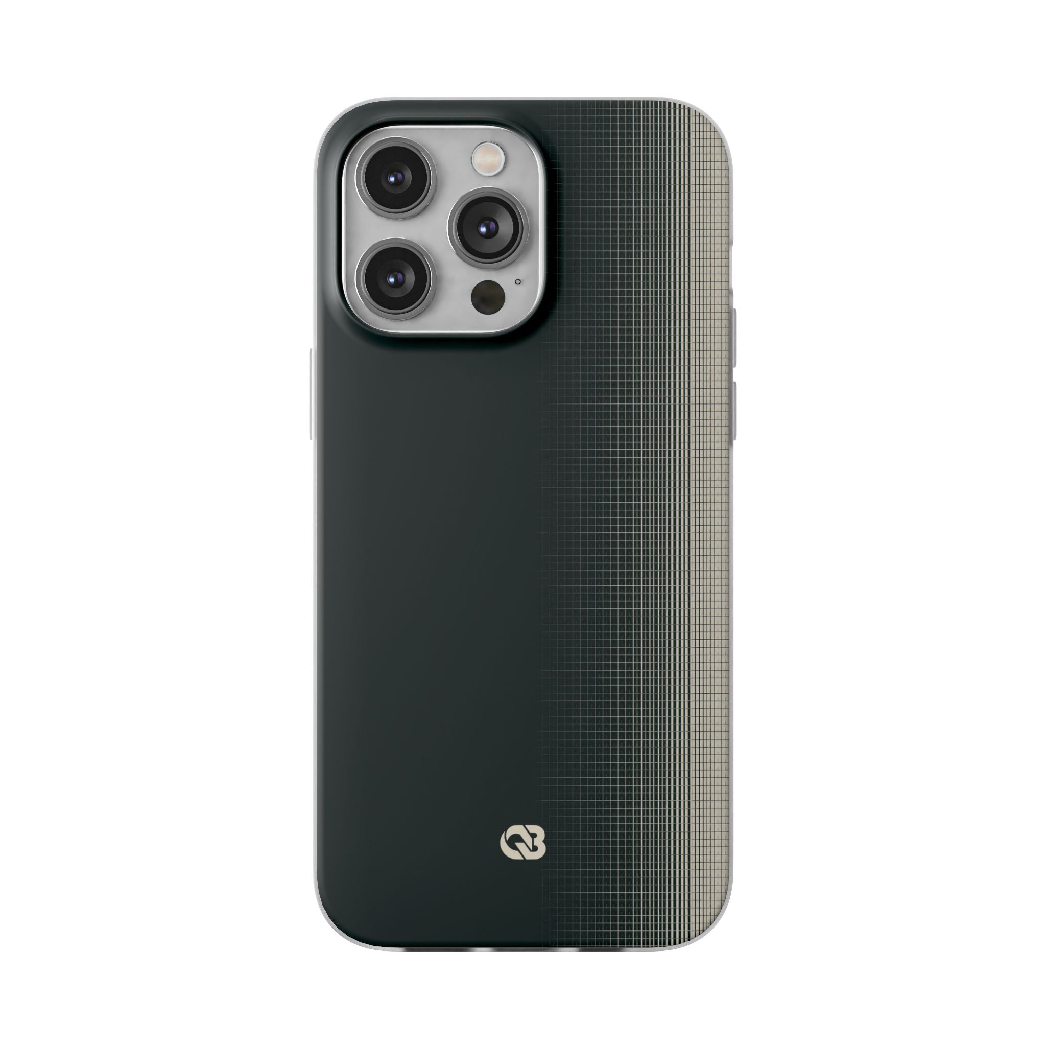 Grey Lite Phone Case for iPhone - Charcoal Tech Grid