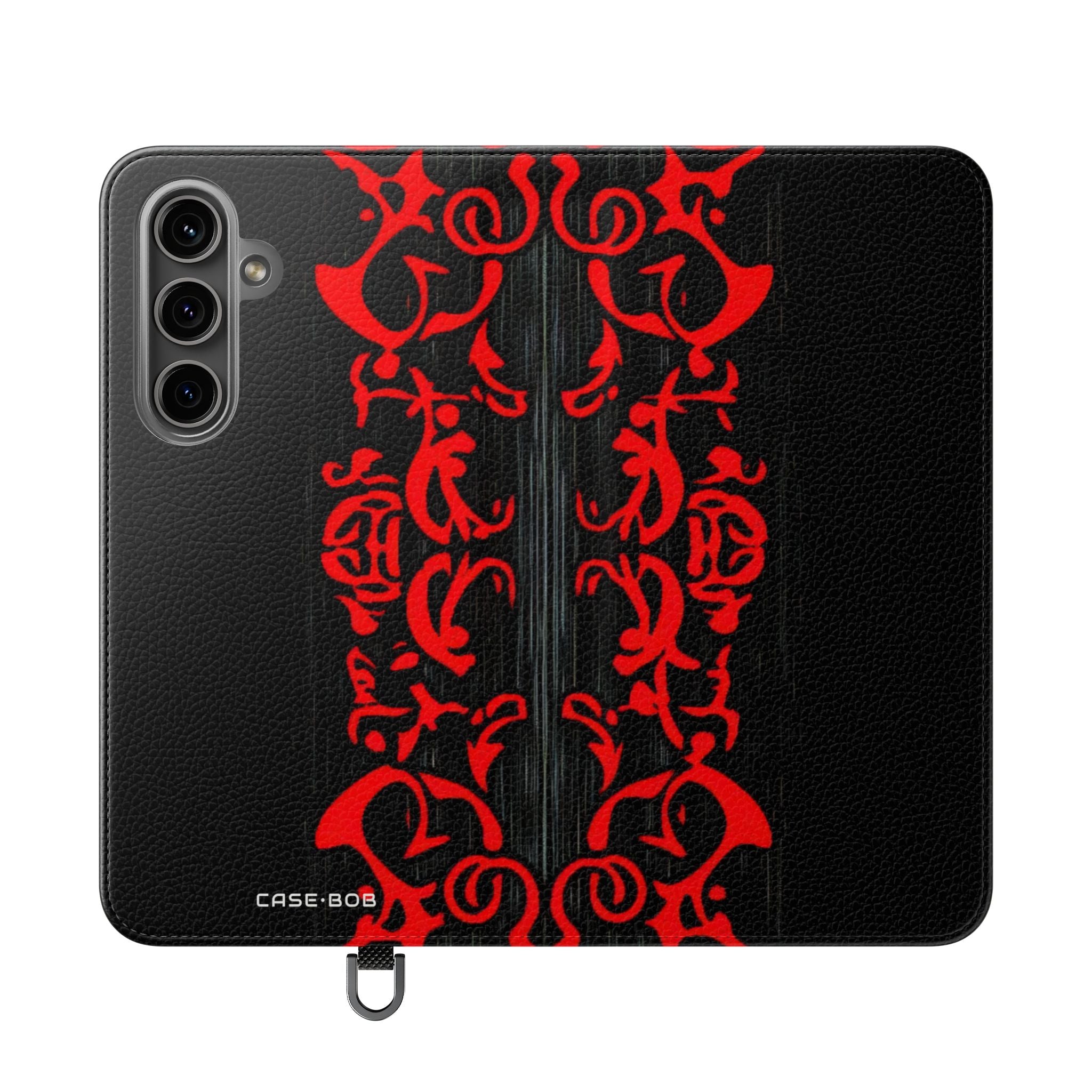 Crimson Swirl - Samsung S24 Plus Case - Lompakko