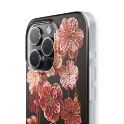 Silk Blossom Kanzashi · Lite Phone Case for iPhone ·  Pink