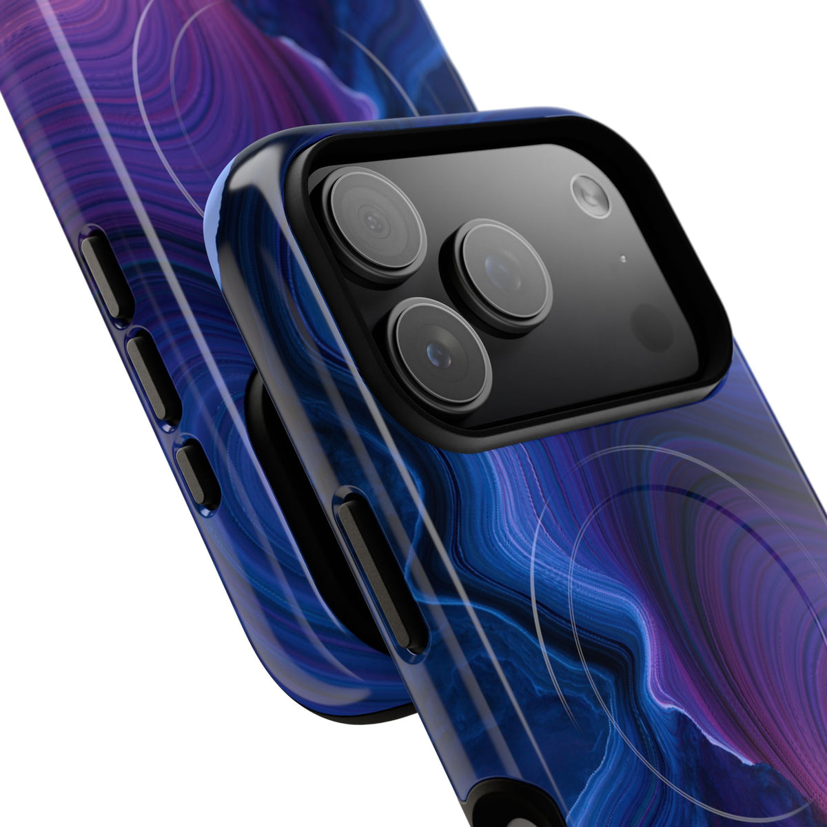 Radiant Strata · Tough 2.0 Magnetic Phone Case for iPhone · Blue