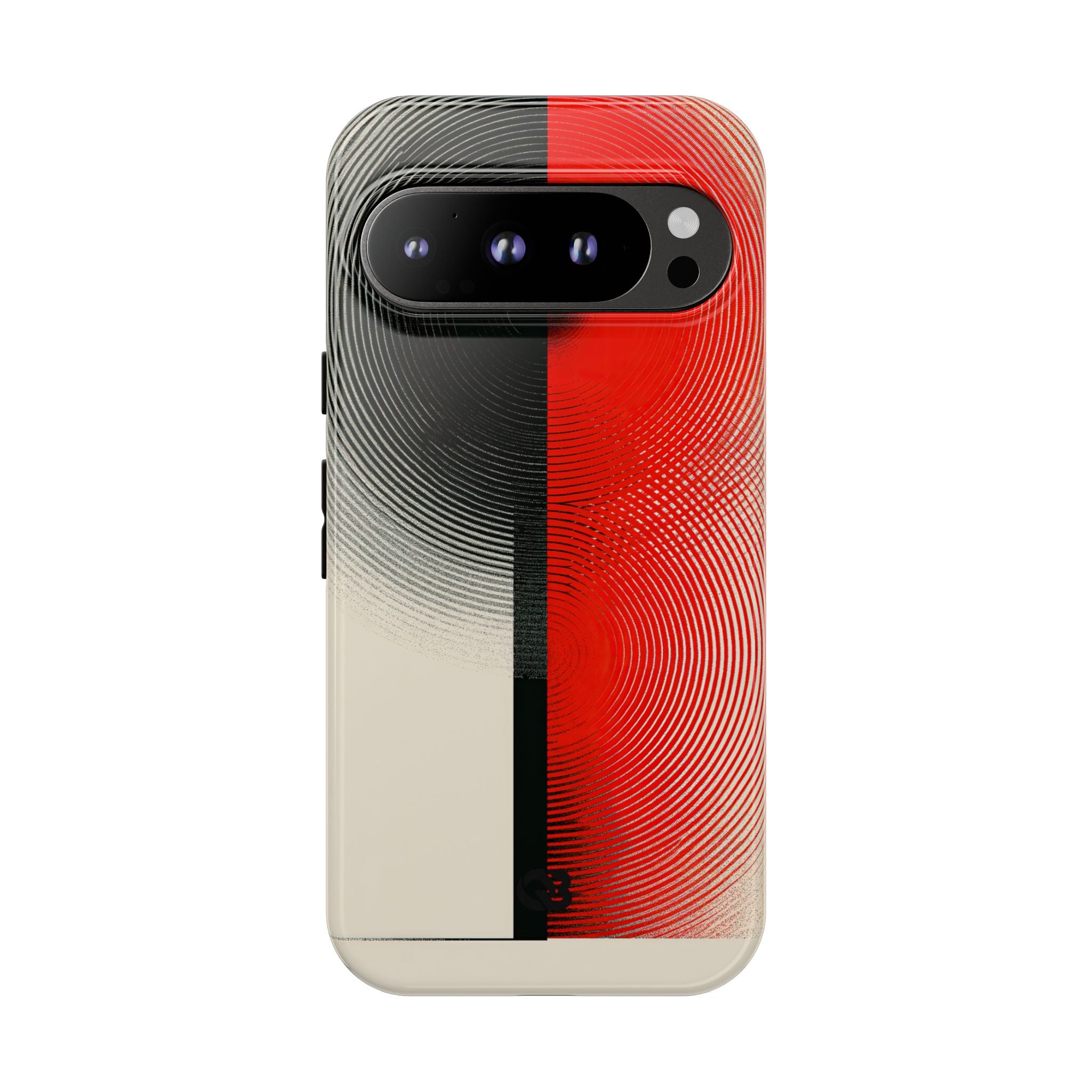 Red Tough Phone Case for Google Pixel - Split Signal Red
