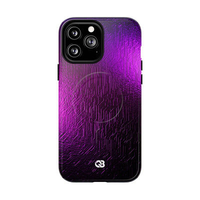 Violet Cyber Circuit · Tough 2.0 Magnetic Phone Case for iPhone · Purple