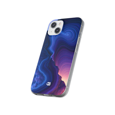 Radiant Strata · Lite Phone Case for iPhone ·  Blue